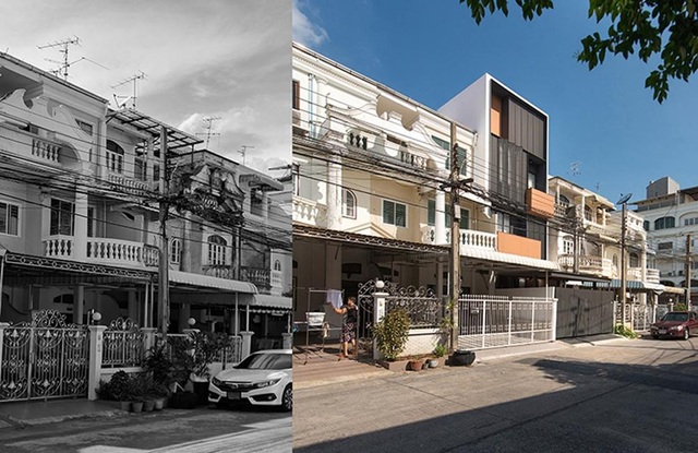 Nhà mặt phố, chằng chịt dây điện lột xác đẹp như biệt thự sau cải tạo - 1