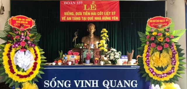 Xúc động đưa liệt sĩ hồi hương sau gần 50 năm nằm lại chiến trường - 1 Xúc động đưa liệt sĩ hồi hương sau gần 50 năm nằm lại chiến trường - 1
