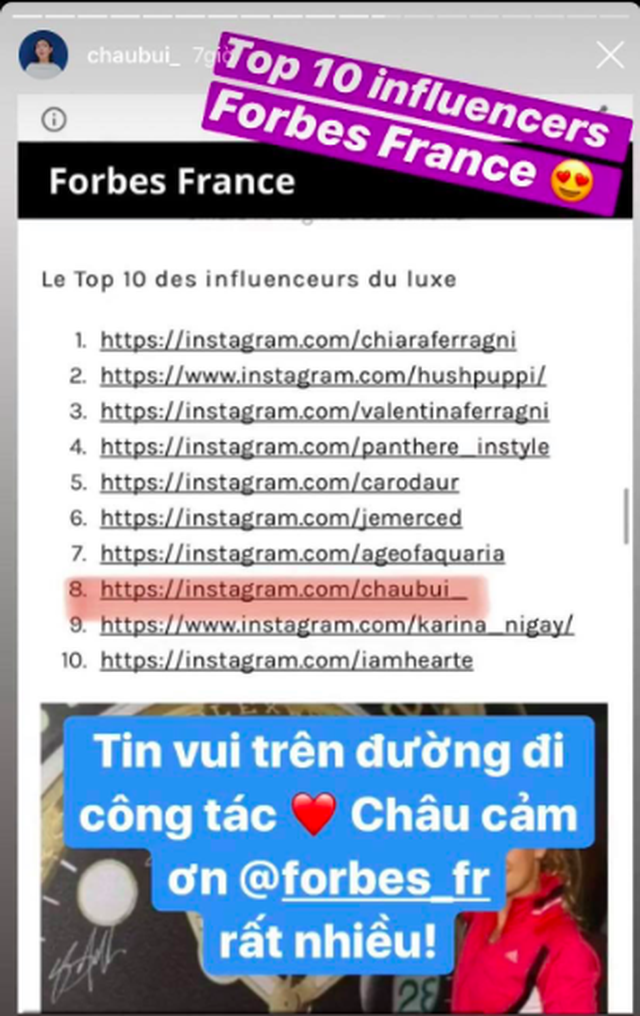 Châu Bùi lọt top 10 nhân vật có ảnh hưởng thời trang của Forbes Pháp - 3 Châu Bùi lọt top 10 nhân vật có ảnh hưởng thời trang của Forbes Pháp - 3