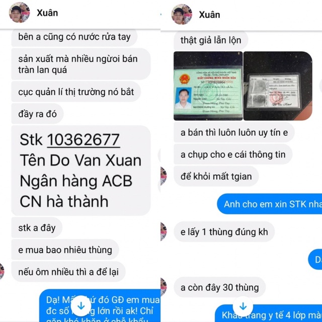 Hàng loạt người bị “giật tiền cọc” khi đặt mua khẩu trang - 2 Hàng loạt người bị “giật tiền cọc” khi đặt mua khẩu trang - 2