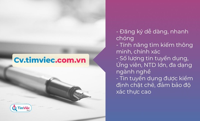 Cv.timviec.com.vn – địa chỉ tạo CV tin cậy cho người tìm việc - 1 Cv.timviec.com.vn – địa chỉ tạo CV tin cậy cho người tìm việc - 1