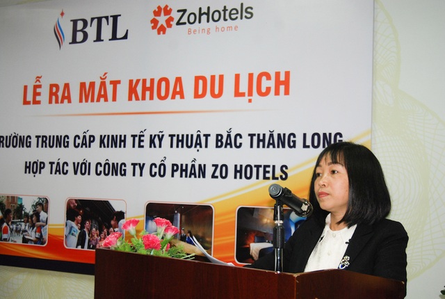 Hợp tác mở khoa Du lịch giữa trường Trung cấp Kinh tế Kỹ thuật Bắc Thăng Long , và Zo Hotels - 5