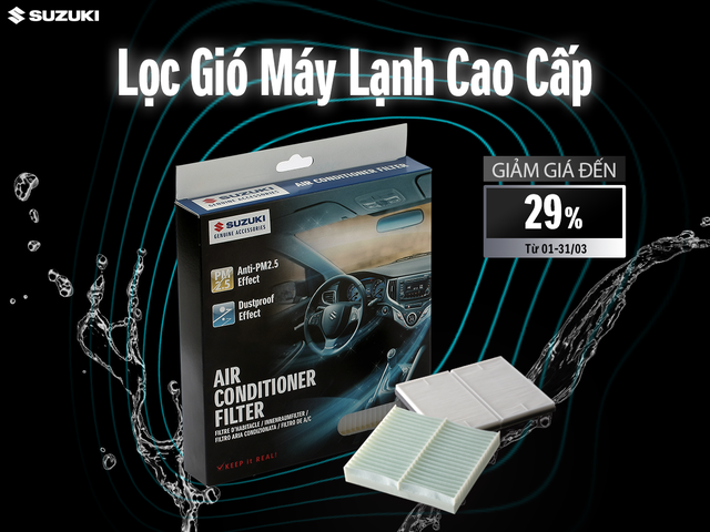 Kỷ niệm 25 năm thành lập, Suzuki ưu đãi lớn cho khách mua ô tô trong tháng 3 -  2