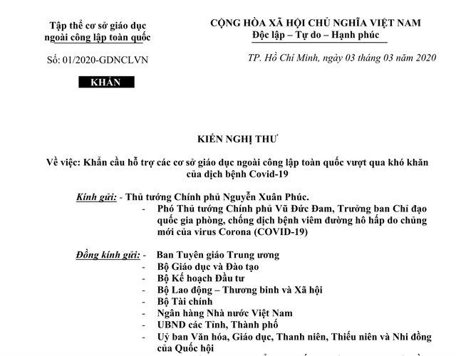 150 cơ sở giáo dục tư thục cầu cứu vì có nguy cơ phá sản do Covid-19 - 1