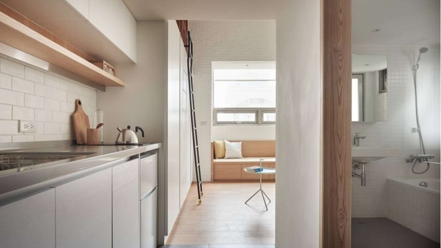 Tuyệt chiêu thiết kế cho ngôi nhà 25m2 vẫn rộng rãi, đầy đủ tiện nghi - 9 Tuyệt chiêu thiết kế cho ngôi nhà 25m2 vẫn rộng rãi, đầy đủ tiện nghi - 9