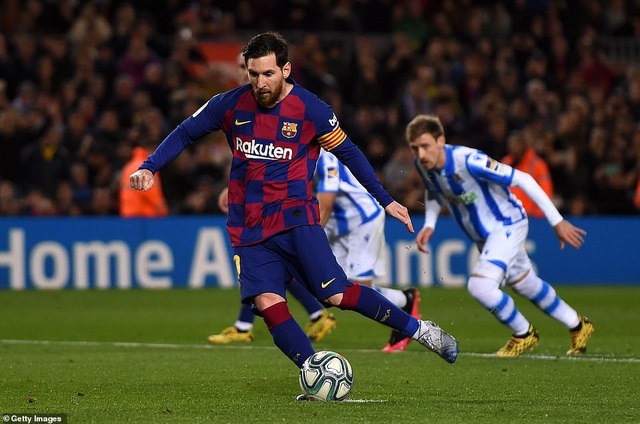 Messi ghi bàn, Barcelona hạ Sociedad và tạm chiếm ngôi đầu bảng - 10 Messi ghi bàn, Barcelona hạ Sociedad và tạm chiếm ngôi đầu bảng - 10