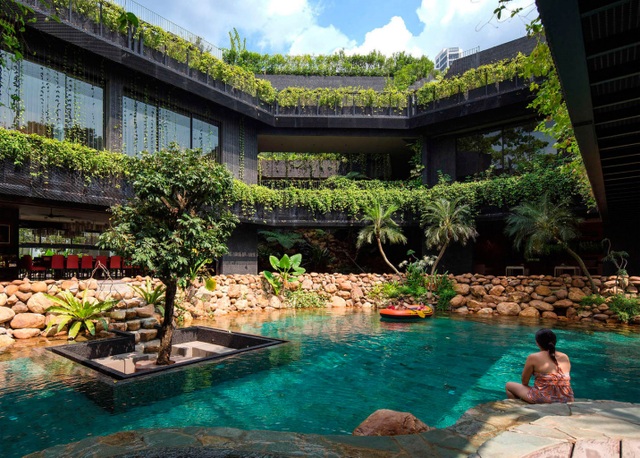 Sửng sốt với “khu vườn nhiệt đới” ngay trên nóc nhà biệt thự ở Singapore - 1 Sửng sốt với “khu vườn nhiệt đới” ngay trên nóc nhà biệt thự ở Singapore - 1