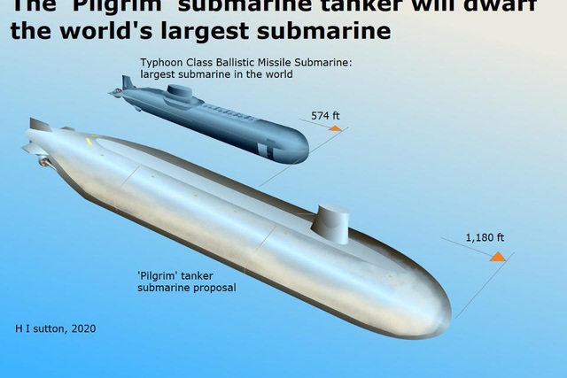 Nga có thể chế tạo tàu ngầm lớn nhất thế giới chạy bằng năng lượng hạt nhân