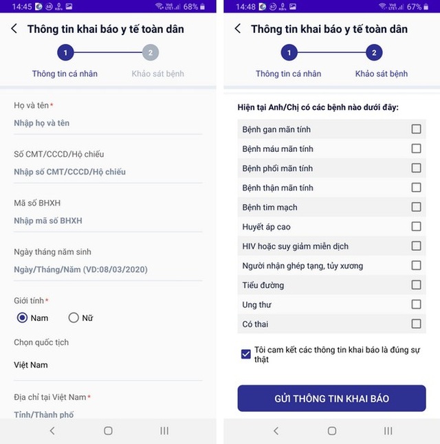 Hướng dẫn chi tiết cách khai báo y tế thông qua smartphone hoặc máy tính - 7