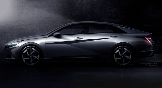 Hyundai hé lộ hình ảnh Elantra thế hệ mới - 1