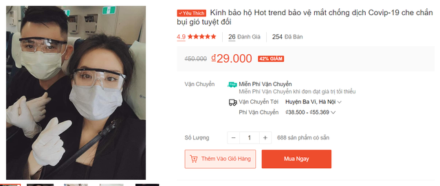 Kính bảo hộ giá bèo “lột xác” thành kính phòng dịch đắt khách thời Covid-19 - 2