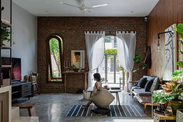 Ngôi nhà 3 tầng mộc mạc giữa lòng đô thị - 4 Ngôi nhà 3 tầng mộc mạc giữa lòng đô thị - 4