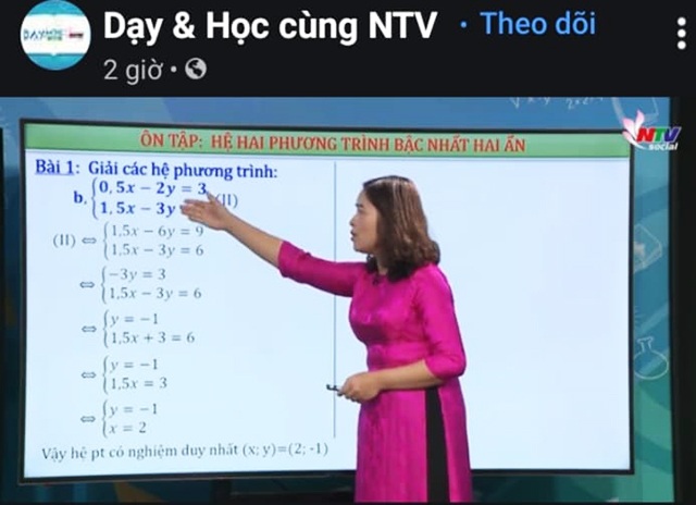 Nghệ An triển khai dạy học trên truyền hình cho học sinh lớp 9 , 12 - 3