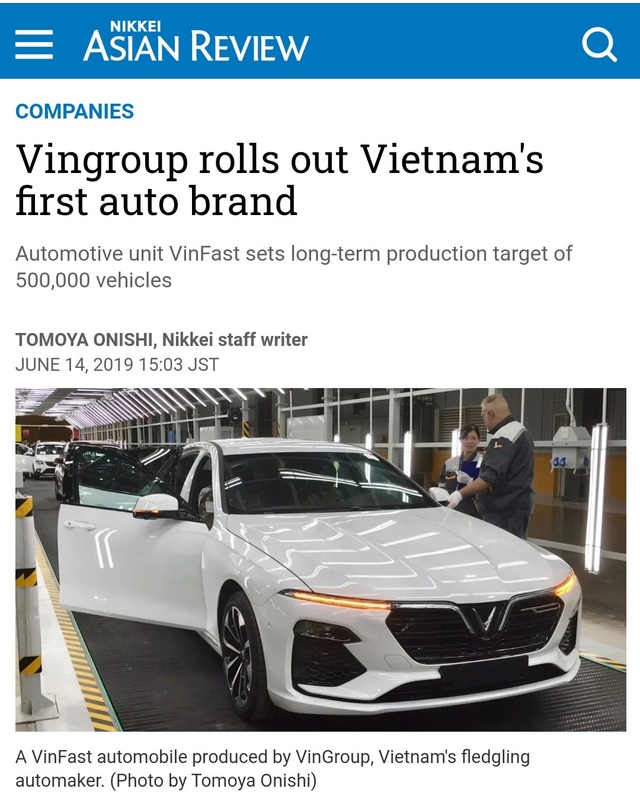 Vì sao VinFast thường xuyên “lọt mắt xanh” truyền thông quốc tế ? - 2 Vì sao VinFast thường xuyên “lọt mắt xanh” truyền thông quốc tế ? - 2