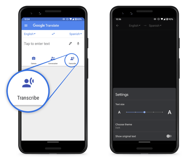 Điện thoại Android đã có thể phiên âm thời gian thực bằng Google Translate - 1
