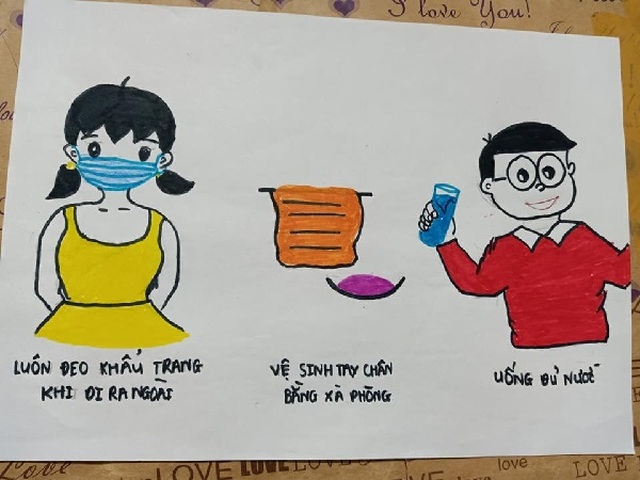 Lan tỏa cuộc thi vẽ tranh phòng, chống dịch bệnh Covid-19” - 2 Lan tỏa cuộc thi vẽ tranh phòng, chống dịch bệnh Covid-19” - 2