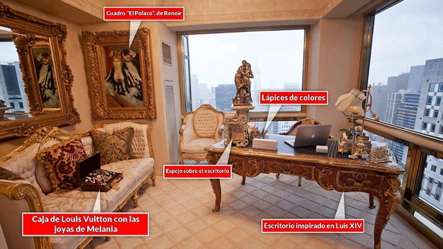 Có gì bên trong căn Penthouse dát vàng của Tổng thống Donald Trump? - 4 Có gì bên trong căn Penthouse dát vàng của Tổng thống Donald Trump? - 4