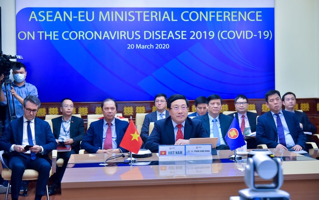 Bộ trưởng ASEAN – EU họp trực tuyến về chống dịch Covid-19 - 2