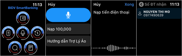 Trải nghiệm ngân hàng của tương lai, ứng dụng BIDV trên Apple Watch - 4