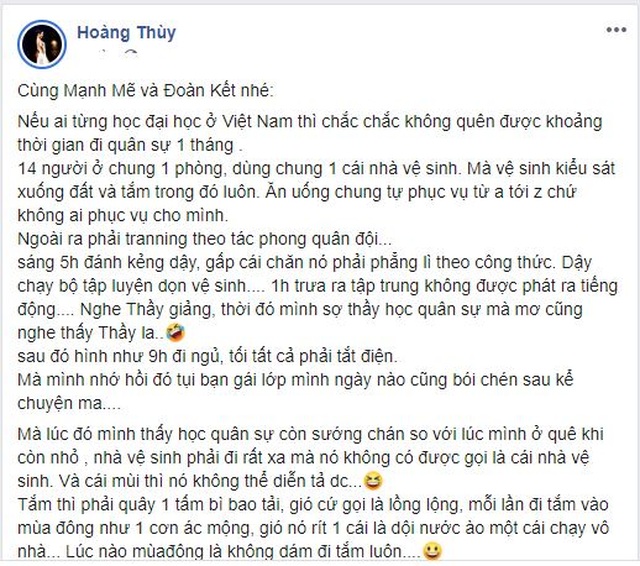 Á hậu Hoàng Thùy bức xúc vì du học sinh Canada chê bai khu cách ly - 2 Á hậu Hoàng Thùy bức xúc vì du học sinh Canada chê bai khu cách ly - 2