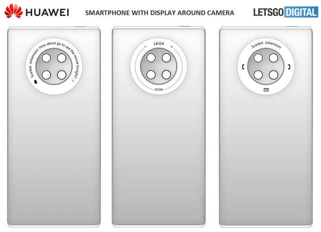 Huawei Mate 40 có màn hình phụ điều chỉnh âm lượng, zoom camera ở mặt lưng - 1 Huawei Mate 40 có màn hình phụ điều chỉnh âm lượng, zoom camera ở mặt lưng - 1