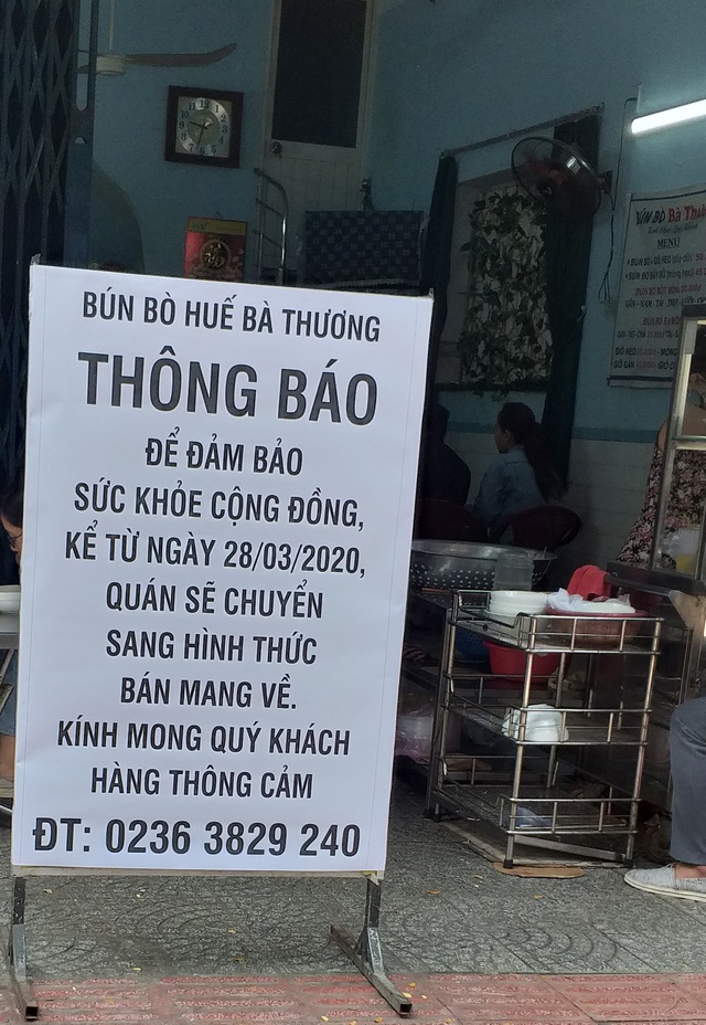 Đà Nẵng tạm dừng hoạt động phục vụ ăn uống tại chỗ - 2 Đà Nẵng tạm dừng hoạt động phục vụ ăn uống tại chỗ - 2