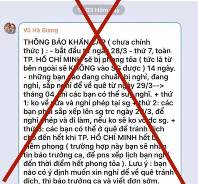 Cắt ghép video bịa đặt lãnh đạo TPHCM nói “có 1.000 người chết vì Covid - 5 Cắt ghép video bịa đặt lãnh đạo TPHCM nói “có 1.000 người chết vì Covid - 5