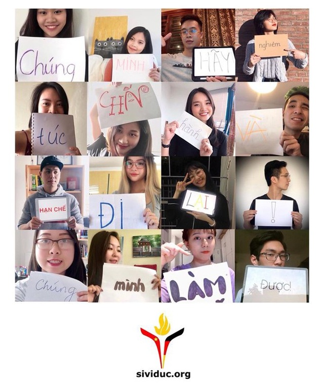 Du học sinh Việt hưởng ứng trào lưu “lan toả yêu thương – không sợ hãi” - 3