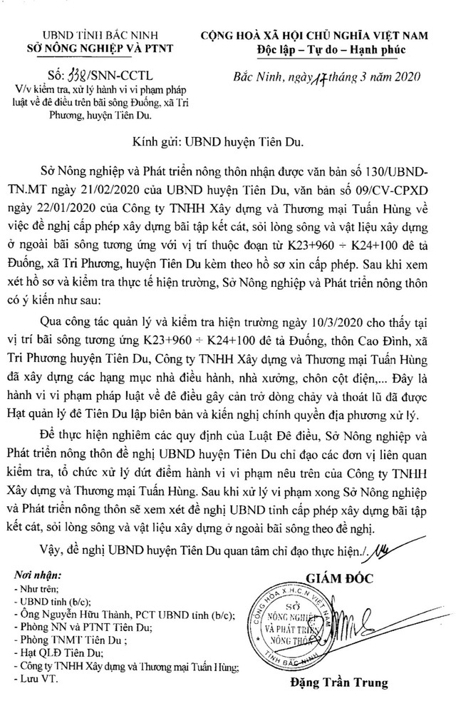Sông Cầu giãy chết, Bộ Tài nguyên Môi trường chỉ đạo gấp rút giải cứu - 5 Sông Cầu giãy chết, Bộ Tài nguyên Môi trường chỉ đạo gấp rút giải cứu - 5