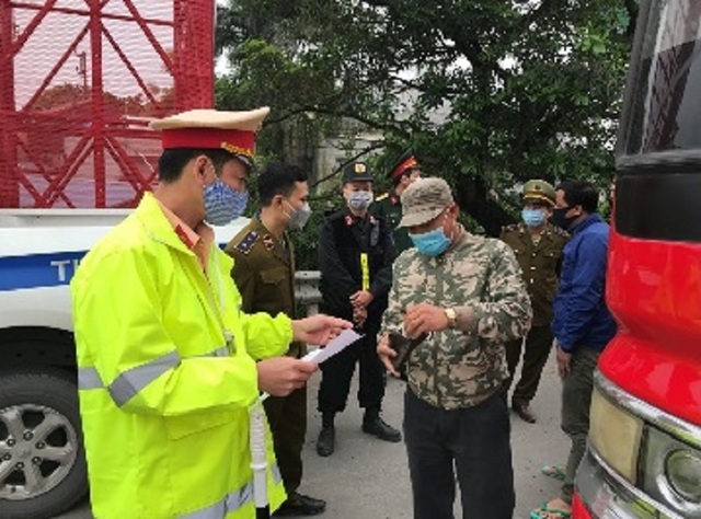 Thái Bình lập 7 chốt kiểm soát chặn người đến từ vùng có dịch - 1 Thái Bình lập 7 chốt kiểm soát chặn người đến từ vùng có dịch - 1