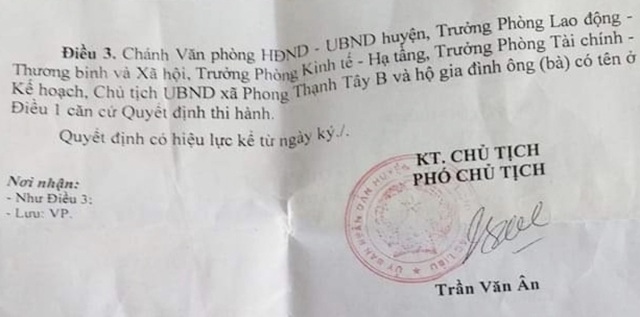 Bạc Liêu: Quyết định xây Nhà tình nghĩa 50 triệu, dân chỉ nhận 45 triệu - 3 Bạc Liêu: Quyết định xây Nhà tình nghĩa 50 triệu, dân chỉ nhận 45 triệu - 3