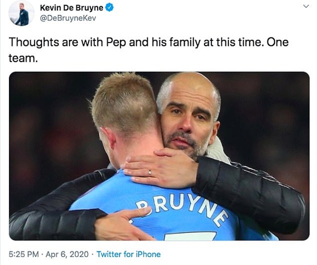 Các ngôi sao bóng đá đồng loạt chia buồn khi mẹ HLV Pep Guardiola qua đời - 5 Các ngôi sao bóng đá đồng loạt chia buồn khi mẹ HLV Pep Guardiola qua đời - 5