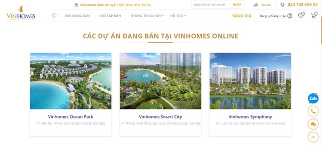 Vinhomes ra mắt Sàn giao dịch bất động sản trực tuyến - 2 Vinhomes ra mắt Sàn giao dịch bất động sản trực tuyến - 2