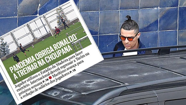 Chán tự tập trong nhà, C.Ronaldo trở lại với sân cỏ - 1 Chán tự tập trong nhà, C.Ronaldo trở lại với sân cỏ - 1