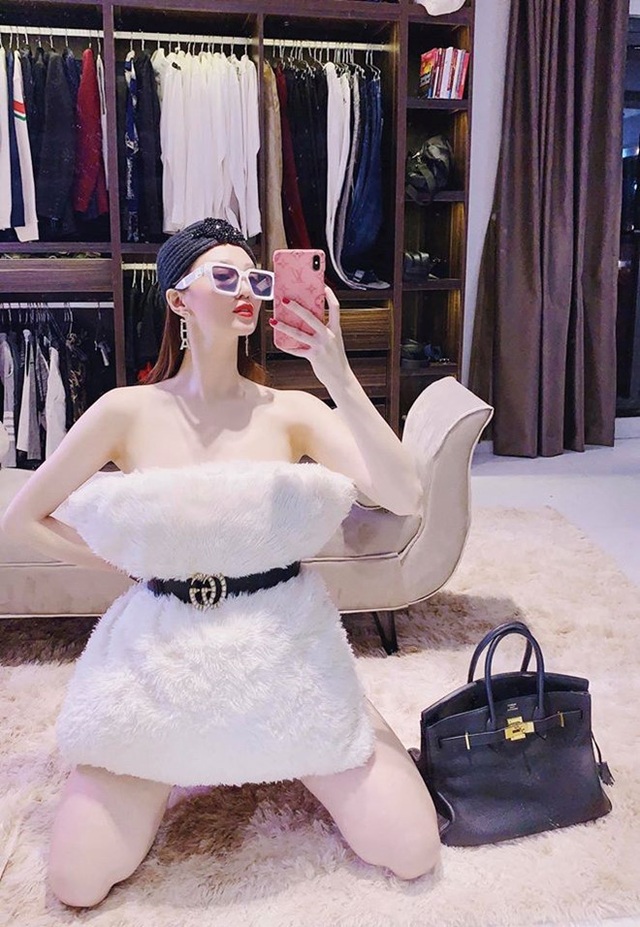Sao Việt dùng gối, chăn làm váy - biến phòng ngủ thành sàn diễn - 8 Sao Việt dùng gối, chăn làm váy - biến phòng ngủ thành sàn diễn - 8