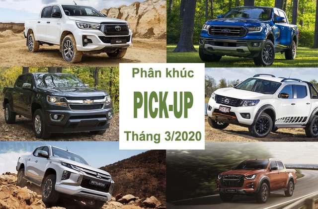 Phân khúc bán tải tháng 3/2020: Thêm Colorado dừng cung cấp số liệu - 1