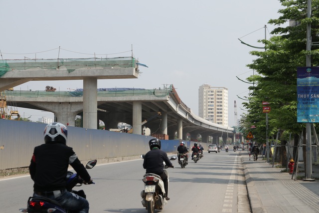 Ngày 30/9 thông xe đường trên cao Mai Dịch - Nam Thăng Long - 2