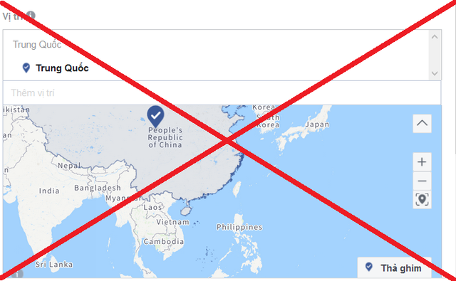 Facebook sửa lại bản đồ sai trái về Hoàng Sa, Trường Sa - 1
