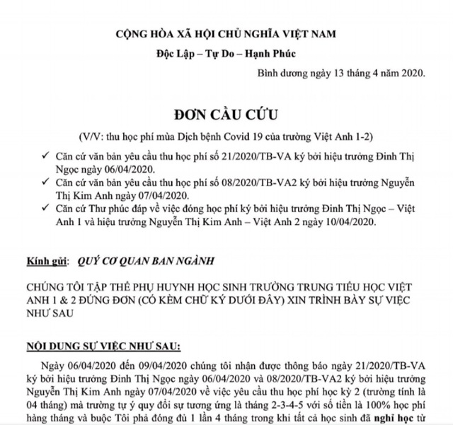 Con nghỉ dịch Covid-19 vẫn phải đóng 100% học phí: Phụ huynh “cầu cứu” - 3 Con nghỉ dịch Covid-19 vẫn phải đóng 100% học phí: Phụ huynh “cầu cứu” - 3