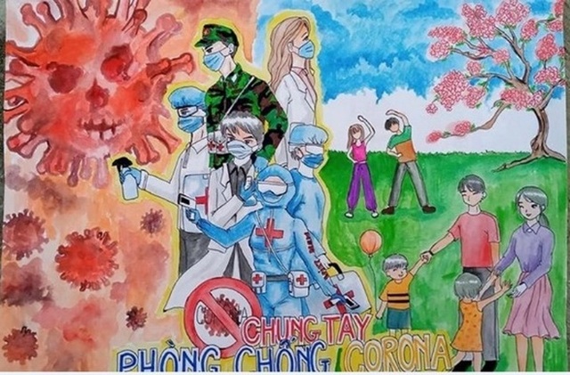 Học sinh Hà Tĩnh chế bài hát cổ động chống dịch Covid-19 - 3 Học sinh Hà Tĩnh chế bài hát cổ động chống dịch Covid-19 - 3