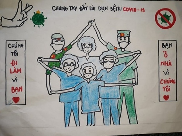 Học sinh Hà Tĩnh chế bài hát cổ động chống dịch Covid-19 - 6 Học sinh Hà Tĩnh chế bài hát cổ động chống dịch Covid-19 - 6