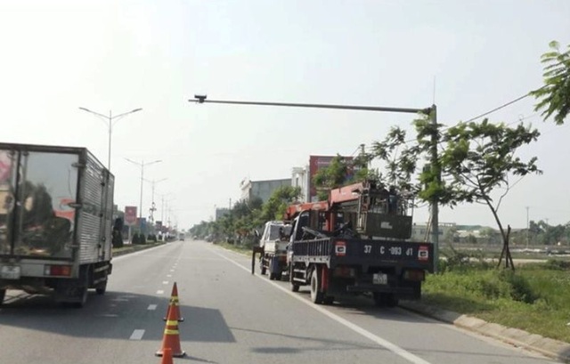 Hà Tĩnh lắp thêm 24 mắt thần giám sát giao thông trên QL1A - 3 Hà Tĩnh lắp thêm 24 mắt thần giám sát giao thông trên QL1A - 3