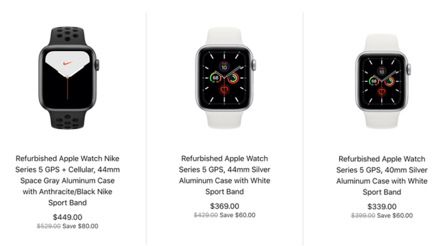 Apple Watch series 5 tân trang xuất hiện với giá rẻ hơn 100 USD - Ảnh minh hoạ 2