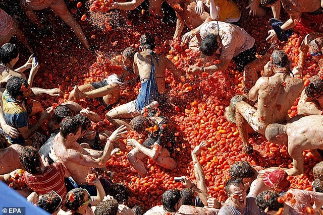 Tây Ban Nha cùng lúc hủy bỏ cả lễ hội bò tót và lễ hội ném cà chua