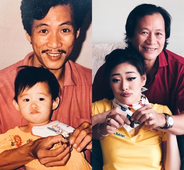 Hoa hậu Khánh Vân “tái hiện” ảnh chụp lúc 1 tuổi cùng ba mẹ - 4 Hoa hậu Khánh Vân “tái hiện” ảnh chụp lúc 1 tuổi cùng ba mẹ - 4