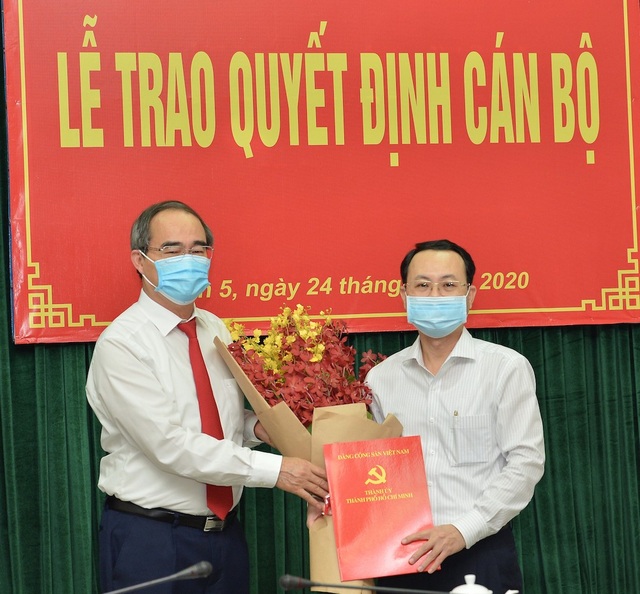 TPHCM: Chủ nhiệm Ủy ban Kiểm tra Thành ủy giữ chức Bí thư Quận 5