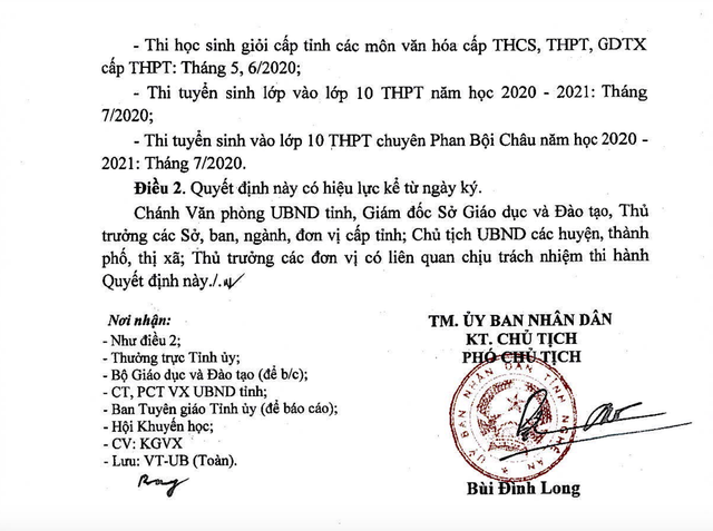Nghệ An: Học sinh kết thúc năm học trước ngày 15/7 - 3 Nghệ An: Học sinh kết thúc năm học trước ngày 15/7 - 3