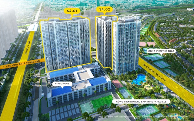 Ra mắt tòa S4.01 phân khu Sapphire Parkville - Tâm điểm ánh sáng của Vinhomes Smart City - 1 Ra mắt tòa S4.01 phân khu Sapphire Parkville - Tâm điểm ánh sáng của Vinhomes Smart City - 1