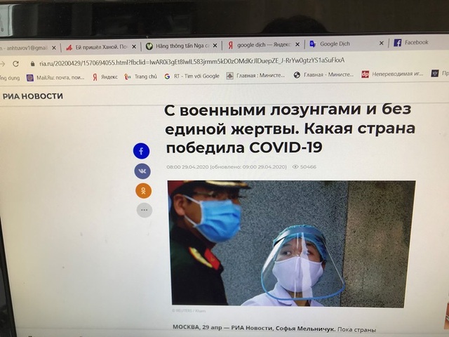 Báo chí Nga ca ngợi thành công của Việt Nam trong chống dịch Covid-19 - Ảnh minh hoạ 2