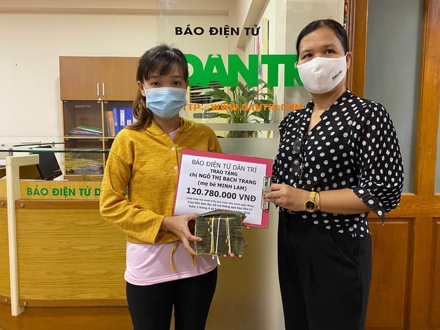 Bạn đọc Dân trí giúp bé gái 6 tuổi bị bệnh ung thư hơn 120 triệu đồng - 1 Bạn đọc Dân trí giúp bé gái 6 tuổi bị bệnh ung thư hơn 120 triệu đồng - 1